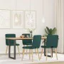 Esstischstühle, 4 Stück, dunkelgrüner Stoff von , Essstühle - Ref: Foro24-3315302, Preis: 195,94 €, Rabatt: %
