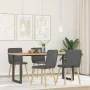 Drehbare Esszimmerstühle, 4 Stück, dunkelgraues Stoffpolster. von , Essstühle - Ref: Foro24-3315321, Preis: 201,88 €, Rabatt: %