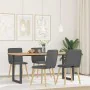 Sillas de comedor giratorias 4 unidades tela gris oscuro de , Sillas de comedor - Ref: Foro24-3315321, Precio: 201,86 €, Desc...