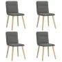 Drehbare Esszimmerstühle, 4 Stück, dunkelgraues Stoffpolster. von , Essstühle - Ref: Foro24-3315321, Preis: 201,88 €, Rabatt: %