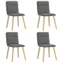 Sillas de comedor giratorias 4 unidades tela gris oscuro de , Sillas de comedor - Ref: Foro24-3315321, Precio: 201,86 €, Desc...