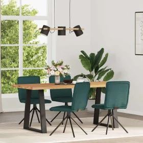 Esstischstühle, 4 Stück, dunkelgrüner Stoff von , Essstühle - Ref: Foro24-3315337, Preis: 201,44 €, Rabatt: %
