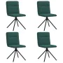 Esstischstühle, 4 Stück, dunkelgrüner Stoff von , Essstühle - Ref: Foro24-3315337, Preis: 201,44 €, Rabatt: %