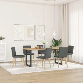 Esstischstühle, 6 Stück, dunkelgraues Gewebe. von , Essstühle - Ref: Foro24-3315626, Preis: 314,58 €, Rabatt: %