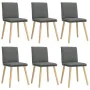 Dining chairs 6 units dark gray fabric by , dining chairs - Ref: Foro24-3315626, Price: 314,58 €, Discount: %