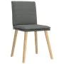 Dining chairs 6 units dark gray fabric by , dining chairs - Ref: Foro24-3315626, Price: 314,58 €, Discount: %