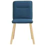 Esszimmerstühle, 4 Stück, blauer Stoff von , Essstühle - Ref: Foro24-3315328, Preis: 200,61 €, Rabatt: %