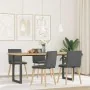 Swivel dining chairs 4 units dark gray fabric by , dining chairs - Ref: Foro24-3315356, Price: 210,66 €, Discount: %