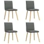 Drehbare Esszimmerstühle, 4 Stück, dunkelgraues Stoffpolster. von , Essstühle - Ref: Foro24-3315356, Preis: 210,66 €, Rabatt: %