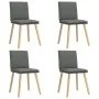 Swivel dining chairs 4 units dark gray fabric by , dining chairs - Ref: Foro24-3315356, Price: 210,66 €, Discount: %