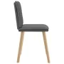 Drehbare Esszimmerstühle, 4 Stück, dunkelgraues Stoffpolster. von , Essstühle - Ref: Foro24-3315356, Preis: 210,66 €, Rabatt: %