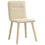 Esstischstühle, 6 Stück, Stoff in Cremefarbe. von , Essstühle - Ref: Foro24-3315597, Preis: 299,32 €, Rabatt: %