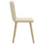 Esstischstühle, 6 Stück, Stoff in Cremefarbe. von , Essstühle - Ref: Foro24-3315597, Preis: 299,32 €, Rabatt: %