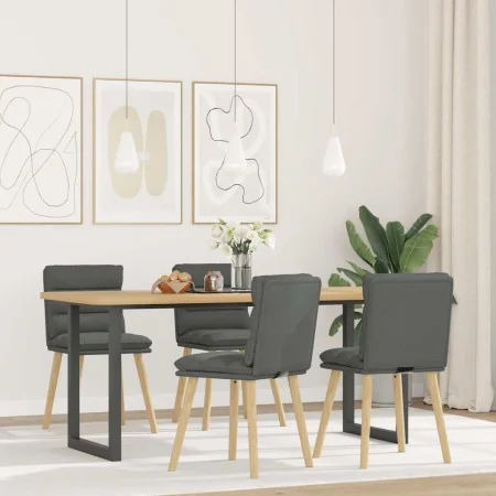 Swivel dining chairs 4 units dark gray fabric by , dining chairs - Ref: Foro24-3315394, Price: 214,98 €, Discount: %