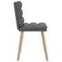 Drehbare Esszimmerstühle, 4 Stück, dunkelgraues Stoffpolster. von , Essstühle - Ref: Foro24-3315394, Preis: 217,59 €, Rabatt: %