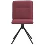 Sillas de comedor 4 unidades tela rojo tinto de , Sillas de comedor - Ref: Foro24-3315335, Precio: 201,40 €, Descuento: %