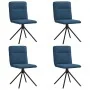 Esszimmerstühle, 4 Stück, blauer Stoff von , Essstühle - Ref: Foro24-3315340, Preis: 201,44 €, Rabatt: %