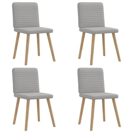 Dining chairs 4 pcs gray cloud fabric by , dining chairs - Ref: Foro24-3315253, Price: 198,45 €, Discount: %