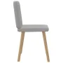 Dining chairs 4 pcs gray cloud fabric by , dining chairs - Ref: Foro24-3315253, Price: 198,45 €, Discount: %
