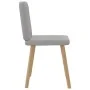 Esstischstühle 4 Stück Stoff in Grau-Nebel von , Essstühle - Ref: Foro24-3315253, Preis: 198,45 €, Rabatt: %