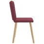 Dining chairs 4 units, red wine fabric by , dining chairs - Ref: Foro24-3315323, Price: 200,61 €, Discount: %
