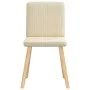 Esstischstühle, 6 Stück, Stoff in Cremefarbe. von , Essstühle - Ref: Foro24-3315574, Preis: 294,49 €, Rabatt: %