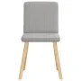 Sillas de comedor 6 uds tela gris nube de , Sillas de comedor - Ref: Foro24-3315576, Precio: 292,28 €, Descuento: %