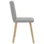 Sillas de comedor 6 uds tela gris nube de , Sillas de comedor - Ref: Foro24-3315576, Precio: 292,28 €, Descuento: %