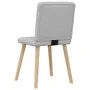 Sillas de comedor 6 uds tela gris nube de , Sillas de comedor - Ref: Foro24-3315576, Precio: 292,28 €, Descuento: %