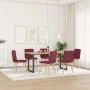 Dining chairs 6 units, red wine fabric. by , dining chairs - Ref: Foro24-3315517, Price: 296,50 €, Discount: %