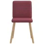 Dining chairs 6 units, red wine fabric. by , dining chairs - Ref: Foro24-3315517, Price: 296,50 €, Discount: %
