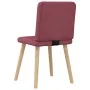Sillas de comedor 6 unidades tela rojo tinto de , Sillas de comedor - Ref: Foro24-3315517, Precio: 296,49 €, Descuento: %