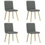 Drehbare Esszimmerstühle, 4 Stück, dunkelgraues Stoffpolster. von , Essstühle - Ref: Foro24-3315298, Preis: 195,92 €, Rabatt: %