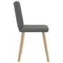 Drehbare Esszimmerstühle, 4 Stück, dunkelgraues Stoffpolster. von , Essstühle - Ref: Foro24-3315298, Preis: 195,92 €, Rabatt: %