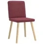 Dining chairs 4 units, red wine fabric by , dining chairs - Ref: Foro24-3315300, Price: 195,94 €, Discount: %