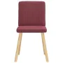 Esszimmerstühle, 4 Stück, Stoff in Weinrot. von , Essstühle - Ref: Foro24-3315300, Preis: 195,94 €, Rabatt: %
