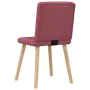 Esszimmerstühle, 4 Stück, Stoff in Weinrot. von , Essstühle - Ref: Foro24-3315300, Preis: 195,94 €, Rabatt: %