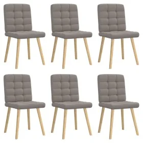 Esstischstühle, 6 Stück, in grau-taupefarbenem Stoff. von , Essstühle - Ref: Foro24-3315467, Preis: 302,25 €, Rabatt: %