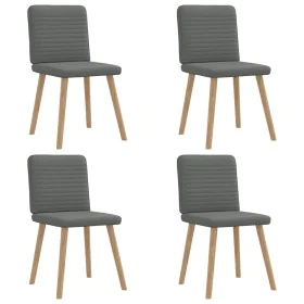 Drehbare Esszimmerstühle, 4 Stück, dunkelgraues Stoffpolster. von , Essstühle - Ref: Foro24-3315245, Preis: 200,18 €, Rabatt: %