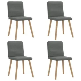 Swivel dining chairs 4 units dark gray fabric by , dining chairs - Ref: Foro24-3315245, Price: 200,18 €, Discount: %