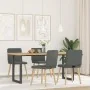 Sillas de comedor giratorias 4 unidades tela gris oscuro de , Sillas de comedor - Ref: Foro24-3315245, Precio: 200,16 €, Desc...