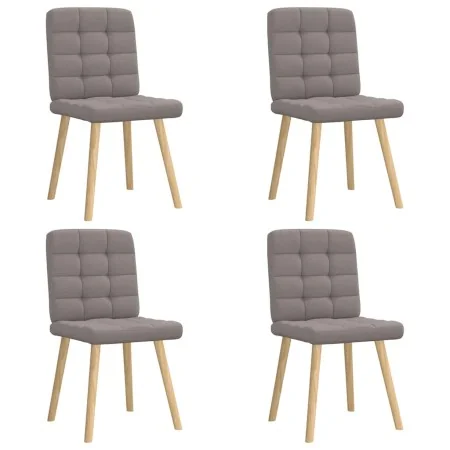 Dining chairs 4 units taupe fabric by , dining chairs - Ref: Foro24-3315197, Price: 202,28 €, Discount: %