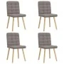 Dining chairs 4 units taupe fabric by , dining chairs - Ref: Foro24-3315197, Price: 202,28 €, Discount: %