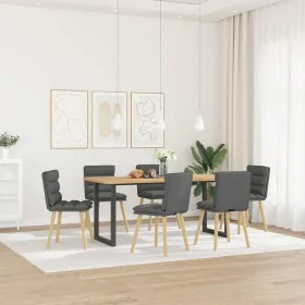 Esstischstühle, 6 Stück, dunkelgraues Gewebe. von , Essstühle - Ref: Foro24-3315664, Preis: 321,26 €, Rabatt: %