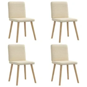 Dining chairs 4 units, cream-colored fabric. by , dining chairs - Ref: Foro24-3315251, Price: 198,45 €, Discount: %
