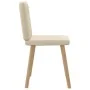 Dining chairs 4 units, cream-colored fabric. by , dining chairs - Ref: Foro24-3315251, Price: 198,45 €, Discount: %