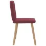 Essgruppenstühle, 4 Stück, Stoff in Weinrot. von , Essstühle - Ref: Foro24-3315247, Preis: 198,44 €, Rabatt: %
