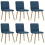 Esstischstühle, 6 Stück, blauer Stoff von , Essstühle - Ref: Foro24-3315522, Preis: 296,50 €, Rabatt: %