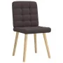 Esszimmerstühle, 4 Stück, dunkelbrauner Stoff von , Essstühle - Ref: Foro24-3315195, Preis: 202,64 €, Rabatt: %