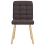 Esszimmerstühle, 4 Stück, dunkelbrauner Stoff von , Essstühle - Ref: Foro24-3315195, Preis: 202,64 €, Rabatt: %